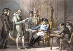Napoleone istituisce il Regno d'Italia (Pelagio Palati)