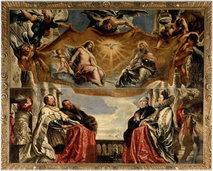 Palazzo Ducale_La famiglia Gonzaga in adorazione della Divinità (Rubens)
